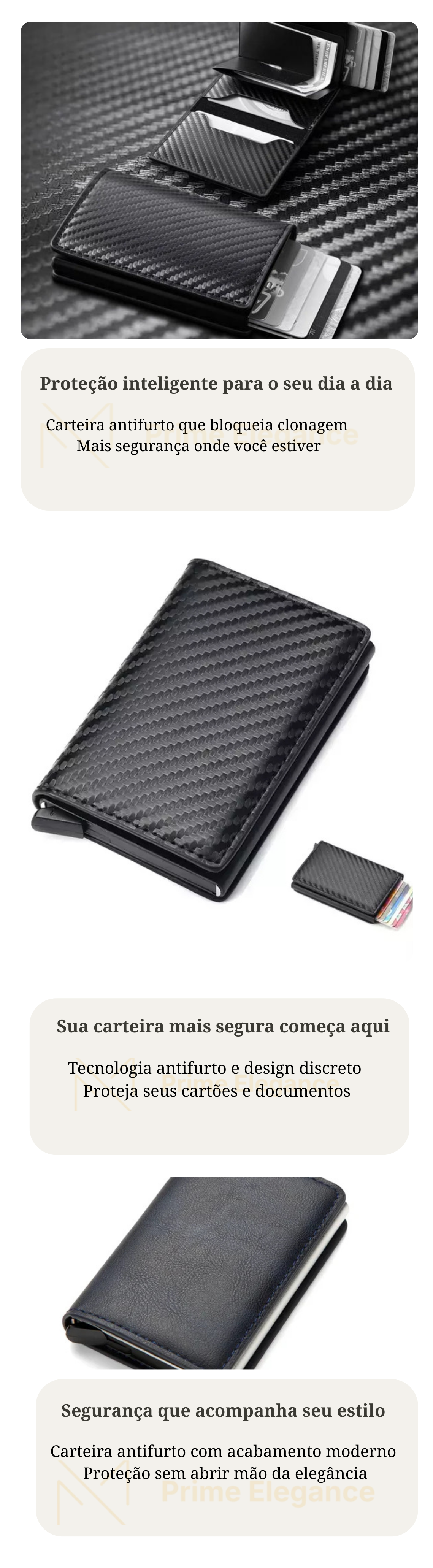 Carteira Anti Roubo elegance